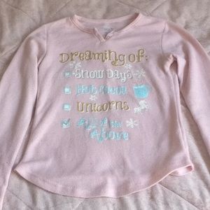 Max & Olivia large 10/12 pajama top